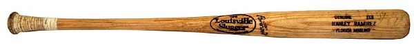 Lot of 2006-2008 Hanley Ramirez Florida Marlins Game-Used Bats (3) (PSA/DNA)