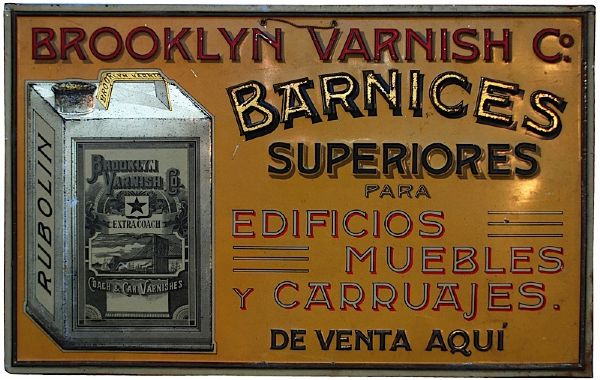 Brooklyn Varnish Metal Advertising Signs (4)