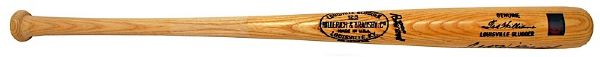 Ted Williams Autographed Bat with Inscription (JSA)