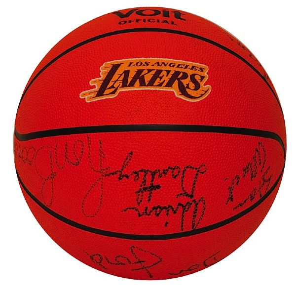 1978-79 & 1982-83 LA Lakers Team Autographed Basketballs (2) (JSA)