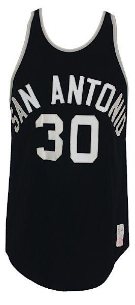 Circa 1974 Chuck Terry San Antonio Spurs ABA Game-Used Road Jersey 