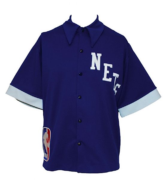1982-1983 Jan Van Breda Kolff New Jersey Nets Worn Road Warm-Up Uniform (2) 