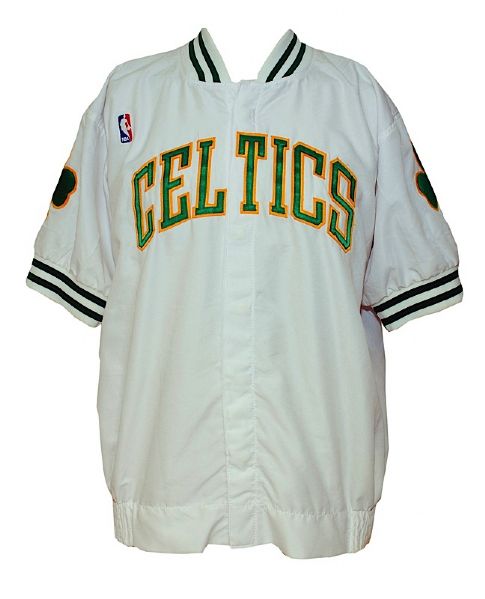 1992-1993 Reggie Lewis Boston Celtics Worn Home Warm-Up Jacket   