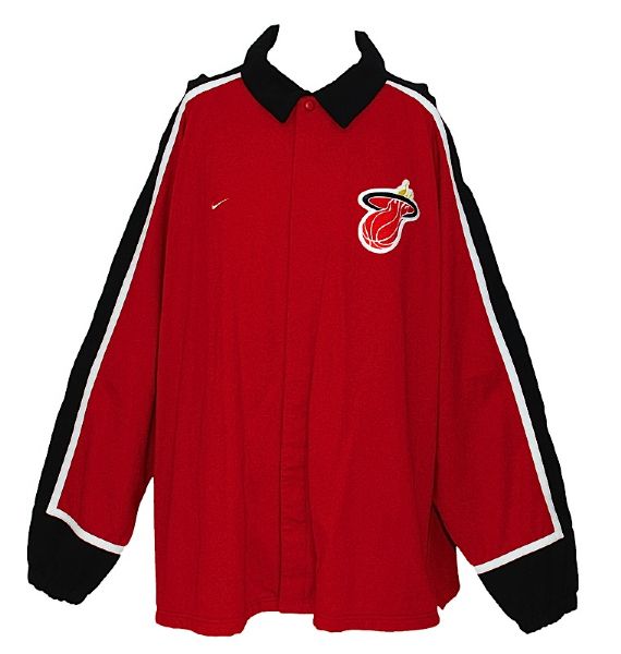 1998-1999 Jamal Mashburn Miami Heat Worn Road Warm-Up Jacket & Pants (2) 