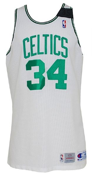 1993-1994 Kevin Gamble Boston Celtics Game-Used Home Jersey (Reggie Lewis Black Armband) 