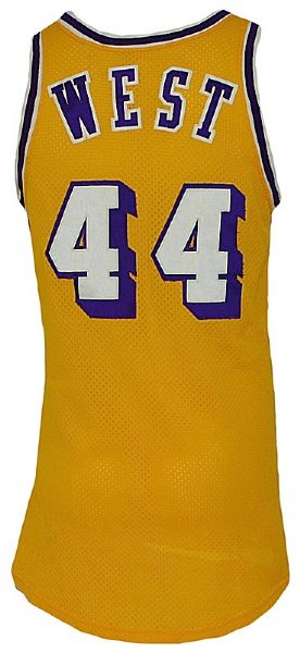 1973-1974 Jerry West Los Angeles Lakers Game-Used & Autographed Home Jersey (Final Season) (JSA) 