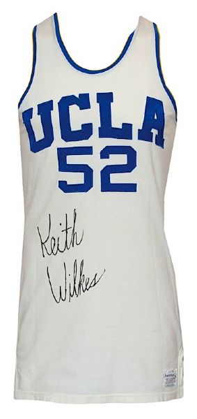 Circa 1973 “Jamaal” Silk Keith Wilkes UCLA Bruins Game-Used & Autographed Home Jersey (JSA) 