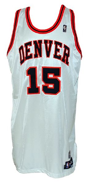 2006-2007 Carmelo Anthony Denver Nuggets (1967-68 Rockets) Throwback Game-Used Home Jersey