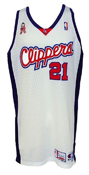 2001-2002 Darius Miles Los Angeles Clippers Game-Used Home & Road Jerseys (2) 