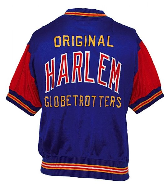 Lot of 1960s Harlem Globetrotters Warm-Up Jacket, Pants, & Shooting Shirt (3) 