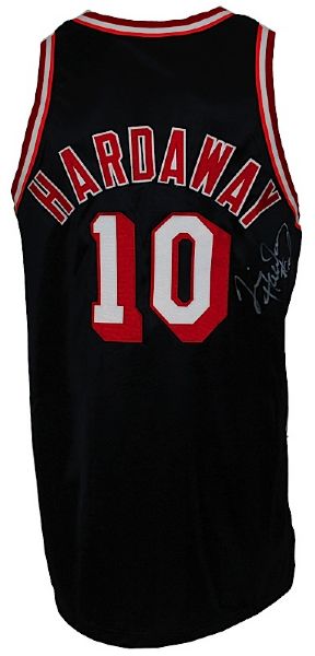 1998-1999 Tim Hardaway Miami Heat Game-Used & Autographed Road Jersey (JSA)