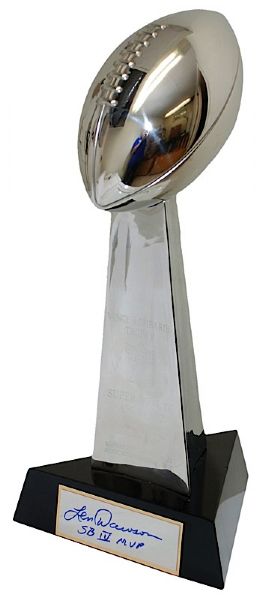 1970 Len Dawson Kansas City Chiefs Autographed Super Bowl IV Replica Trophy (JSA)
