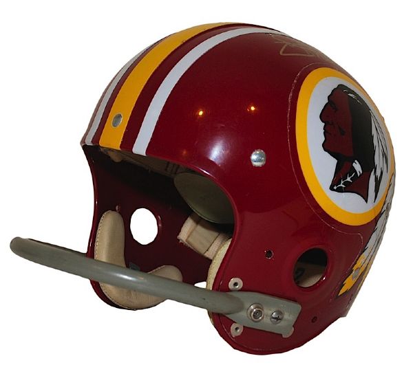 1974-1975 Joe Theisman Washington Redskins Game-Used & Autographed Helmet (JSA)