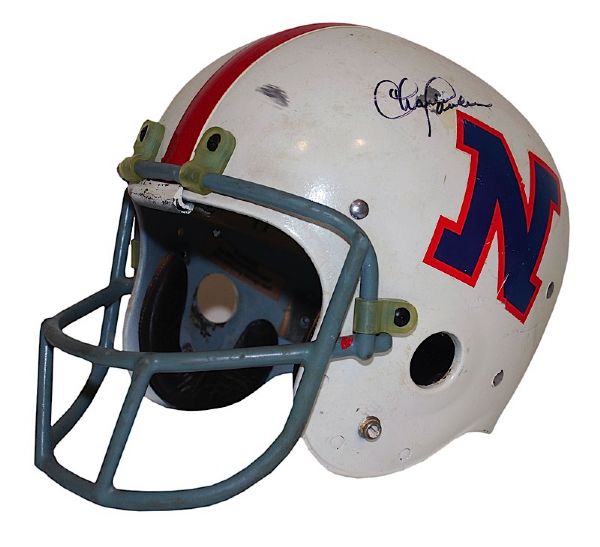 Charlie Sanders Pro Bowl Game-Used & Autographed Helmet (JSA)