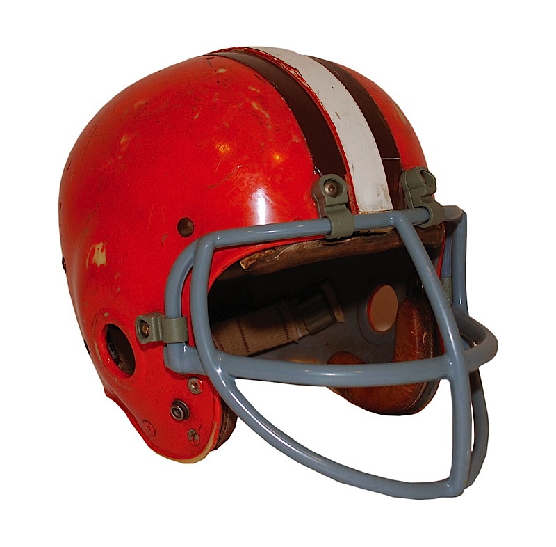 cleveland browns game used helmet