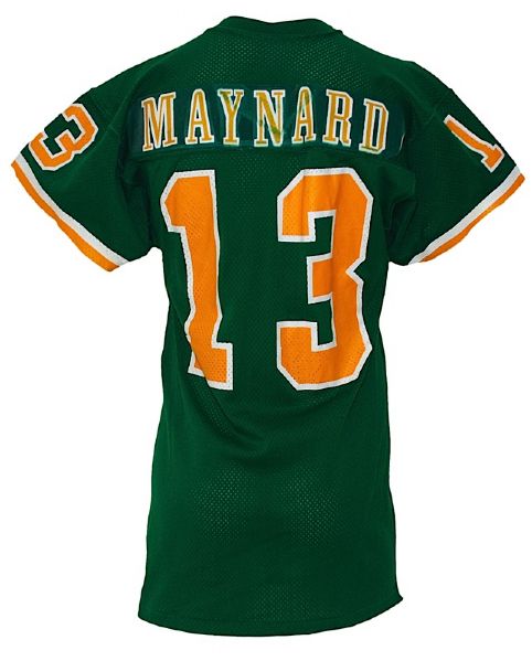 1974 Don Maynard WFL Shreveport Steamers Game-Used Home Jersey (Very Rare) 
