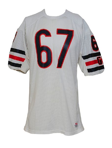 Mid 1980s Chicago Bears Game-Used Jerseys- Barnhardt, Lynch, Barnard (3)