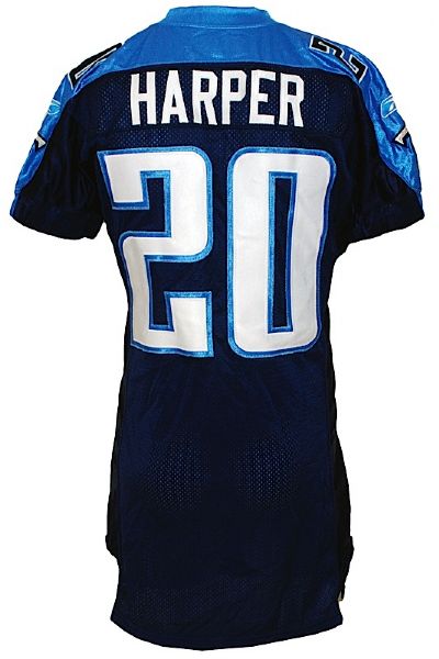 2007 Nick Harper Tennessee Titans Game-Used Home Jersey (JO Sports LOA)