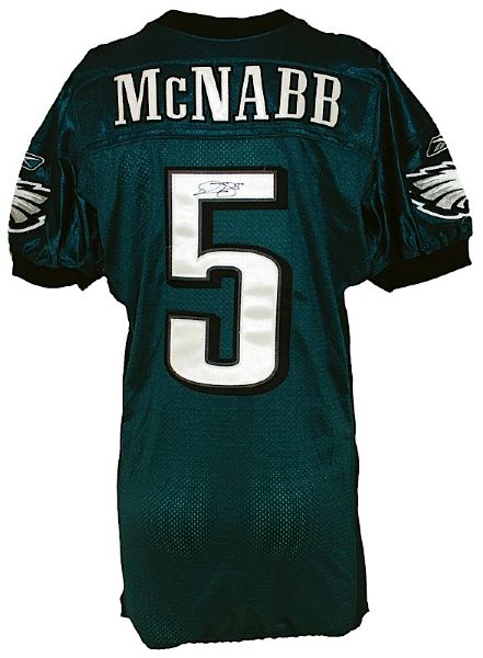 12/16/07 Donovan McNabb Philadelphia Eagles Game-Used & Autographed Home Jersey (JSA) (JO Sports LOA) (McNabb LOA) 