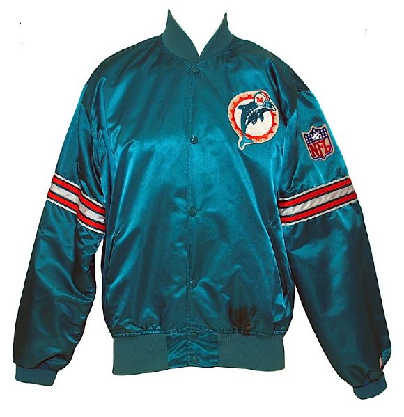 Circa 1980s Joe Robbie Miami Dolphins Worn Jacket