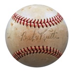 Babe Ruth Single Signed Baseball (JSA)