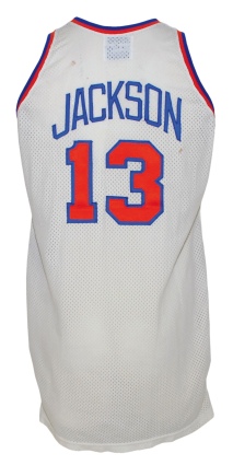 1987-1988 Mark Jackson Rookie New York Knicks Game-Used Home Jersey 