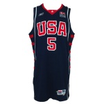 2004 Stephon Marbury USA Olympic Game-Used Road Jersey 