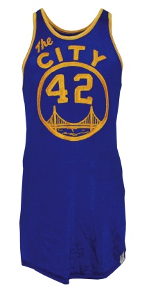 1966-1967 Nate Thurmond San Francisco Warriors Game-Used Road Jersey (One Year Style) (Nate Thurmond LOA)