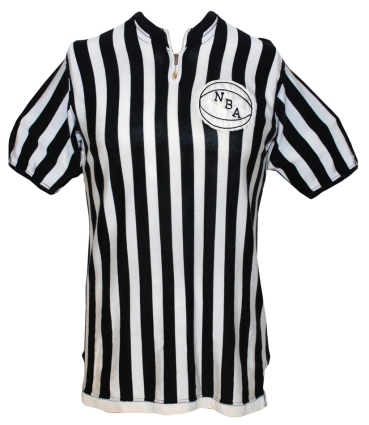 Early 1960s Norm Drucker NBA Referees Worn Jersey 