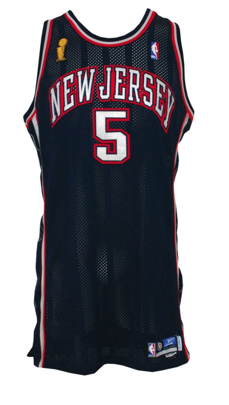 Authentic Pro Cut Game Worn 2001-2002 New Jersey Nets Jason Kidd