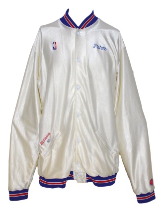 1987-1988 Bill Laimbeer Detroit Pistons Worn Warm-up Jacket & Pants (2)