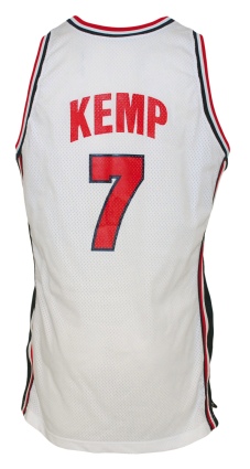 1994 Shawn Kemp USA Tournament of Americas Game-Used Home Jersey