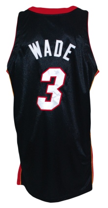 2006-2007 Dwyane Wade Miami Heat Game-Used Road Jersey 