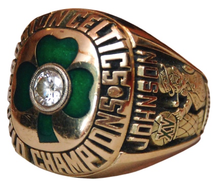 1984 Dennis Johnson Boston Celtics World Championship Players Ring (Family LOA)