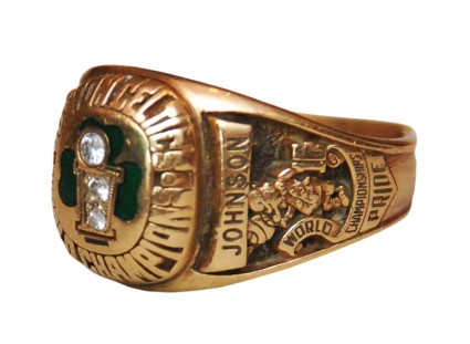 1986 Donna Johnson Boston Celtics World Championship Players Wife’s Ring (Family LOA) 