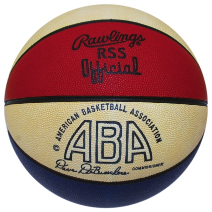 Dave DeBusschere ABA Official Basketball, Last ABA Season (Rare) 