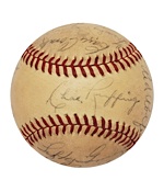 1941 New York Yankees World Champion Team Signed Baseball (JSA) 