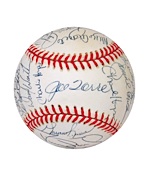 1996 New York Yankees Team Signed Baseball (JSA)
