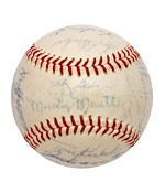 1961 New York Yankees Team Signed Baseball (JSA)