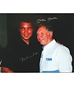 Mickey Mantle and Muhammad Ali Autographed Photo (JSA)