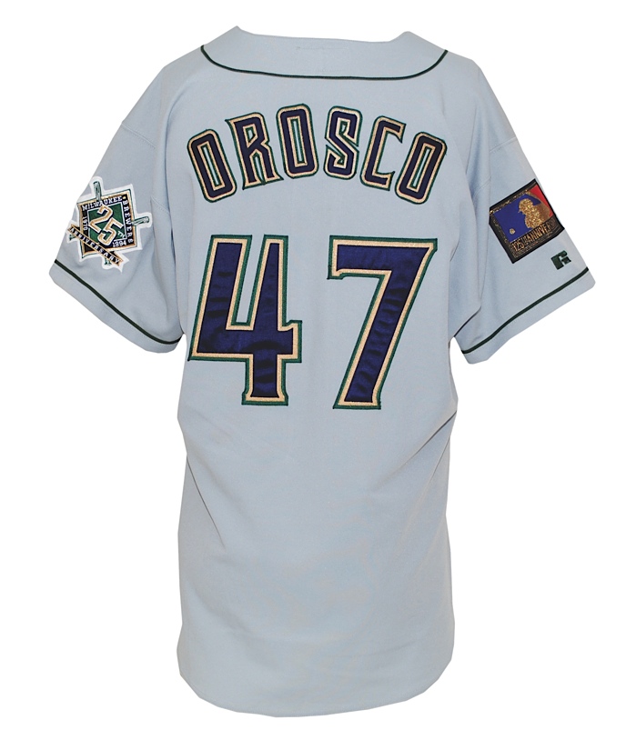 Lot Detail - 1994 Jesse Orosco Milwaukee Brewers Game-Used Home & Road  Jerseys (2)