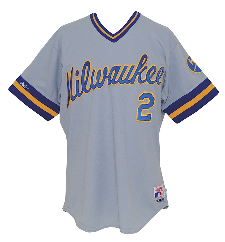 1982 Milwaukee Brewers Cocanower Game Used Jersey.