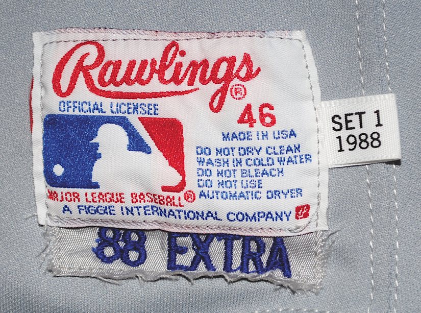 Lot Detail - 1988 Mike Young Milwaukee Brewers Game-Used Road