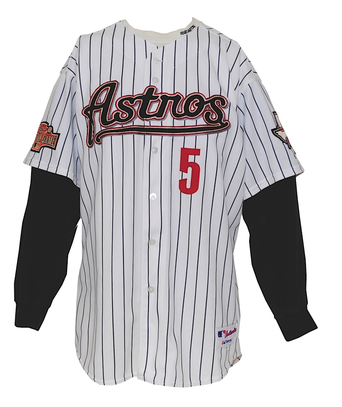 Jeff Bagwell Autographed Astros Pinstripe Jersey