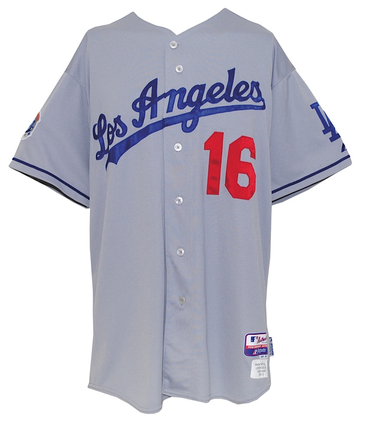 Lot Detail - 2009 Andre Ethier Game Worn Los Angeles Dodgers Road Jersey