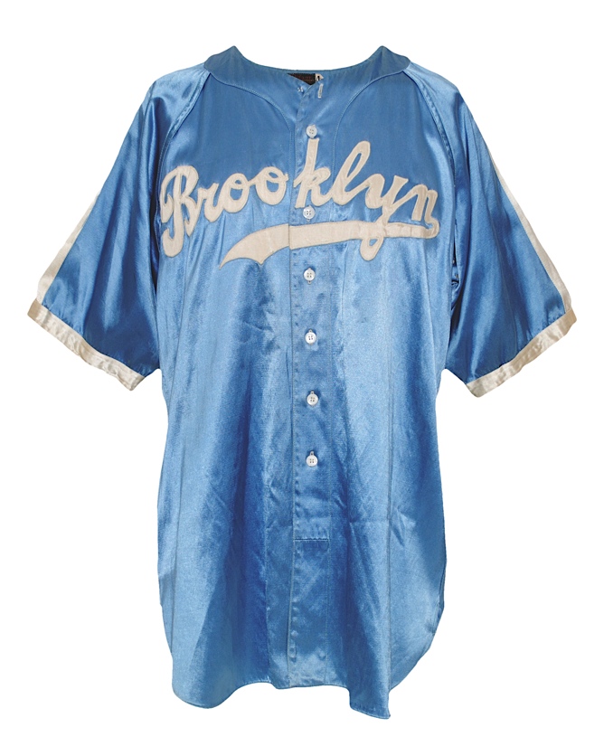 Lot Detail - Circa 1945 Leo Durocher Brooklyn Dodgers Game-Used &  Autographed Road Satin Uniform (2) (JSA) (Rare & Desirable)