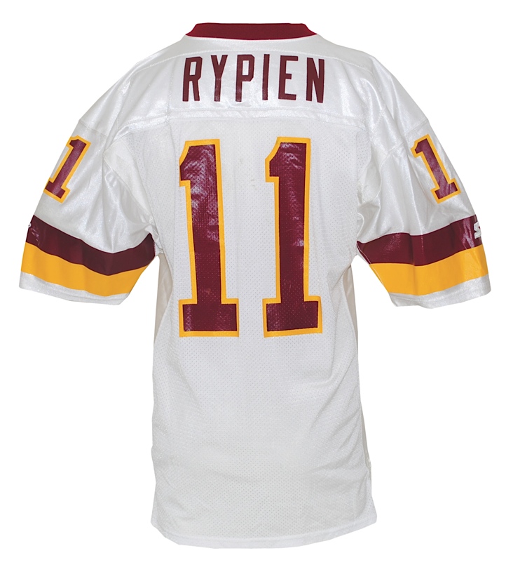 Lot Detail - Circa 1992 Mark Rypien Washington Redskins Game-Used Road  Jersey (Rypien LOA)