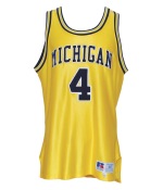 1992-93 Chris Webber Michigan Wolverines Game-Used Home Jersey