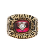 1986 Billy Thompson Louisville Cardinals NCAA Championship Ring