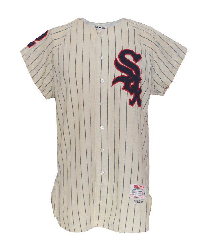 Lot Detail - 1962 Nellie Fox Chicago White Sox Game-Used Home Flannel Jersey  (Rare)
